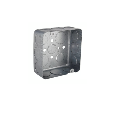 Caja Metálica Cuadrada Tipo Pesada 4X4 Pulgadas