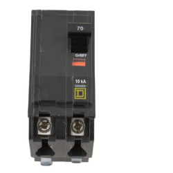 Interruptor Termomagnético Enchufable 2 Polos 70 A