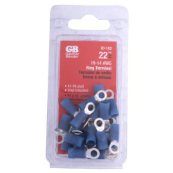 Terminal Ojillo Perno # 8 a 10 calibre 16-14 AWG 22 piezas
