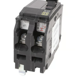 Interruptor QO 2 polos 20a con ventana