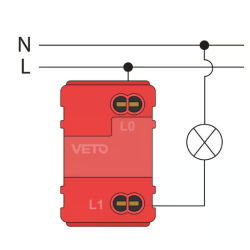 Apagador Triple 16 Amp con Luz Piloto + Placa Decorativa Negro