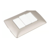 Placa color Perla 3M, 1 Int. Sencillo y 2 FP
