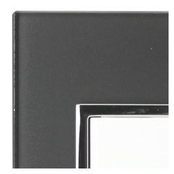 Placa Apagador y Contacto Doble Humo