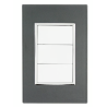 Placa Apagador Triple Humo