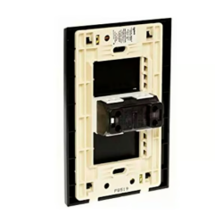 Placa Armada con Dimmer, Negro Lugano