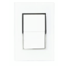 Placa Apagador Doble Blanco