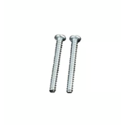 Placa Inox Con 1 Apagador Y 2 Contactos