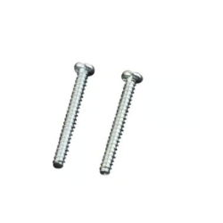 Placa Inox Con 2 Apagadores De 1.5 Mod