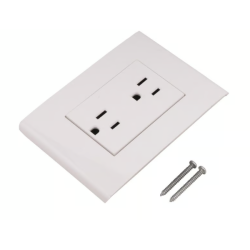 Toma coriente doble c/protección infantil 127 V