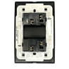 Placa Armada con 2 Interruptores Sencillos