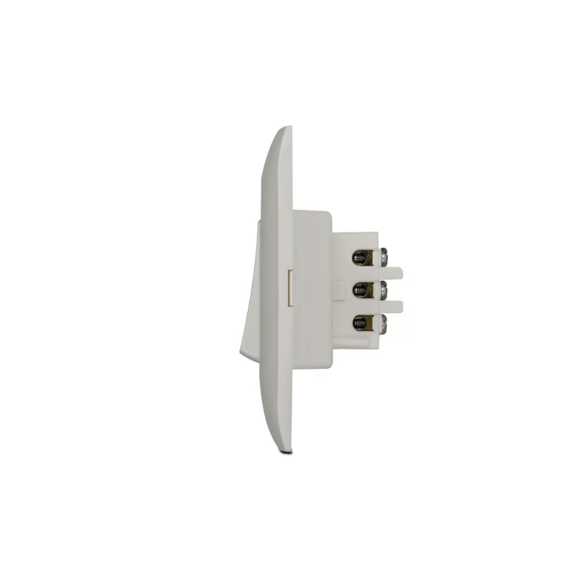 Apagador Escalera Simple de 15 Amp con Luz Piloto, Blanco Apagador Escalera Simple de 15 Amp con Luz Piloto, Blanco