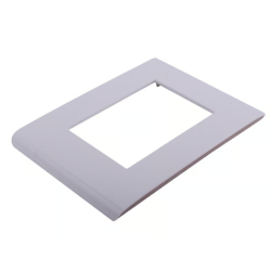 Placa con chasís de resina 3 módulo moka