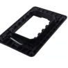 Placa con chasís de resina 3 módulo aqua