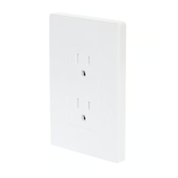 Placa Armada Zurich Contacto Duplex blanca