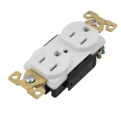 Contacto doble 125 V 15 A