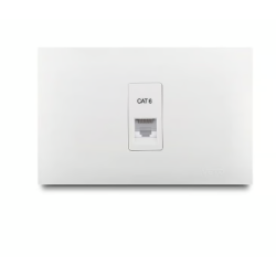 Toma de Datos rj45 cat6 Simple, Blanco