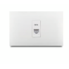 Toma de Datos rj45 cat6 Simple, Blanco