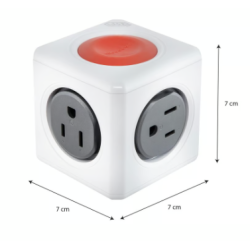 Cubo Multicontacto 2 Usb 4 Tomas con Apagador a Control Remoto