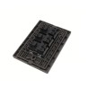 Placa Inox Con 3 Contactos De 1 Modulo