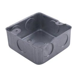 Caja cuadrada 1 1/2" galvanizada
