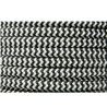Cable iluminación textil calibre 18 1 m zebra