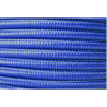 Cable iluminación textil calibre 18 1 m azul rey